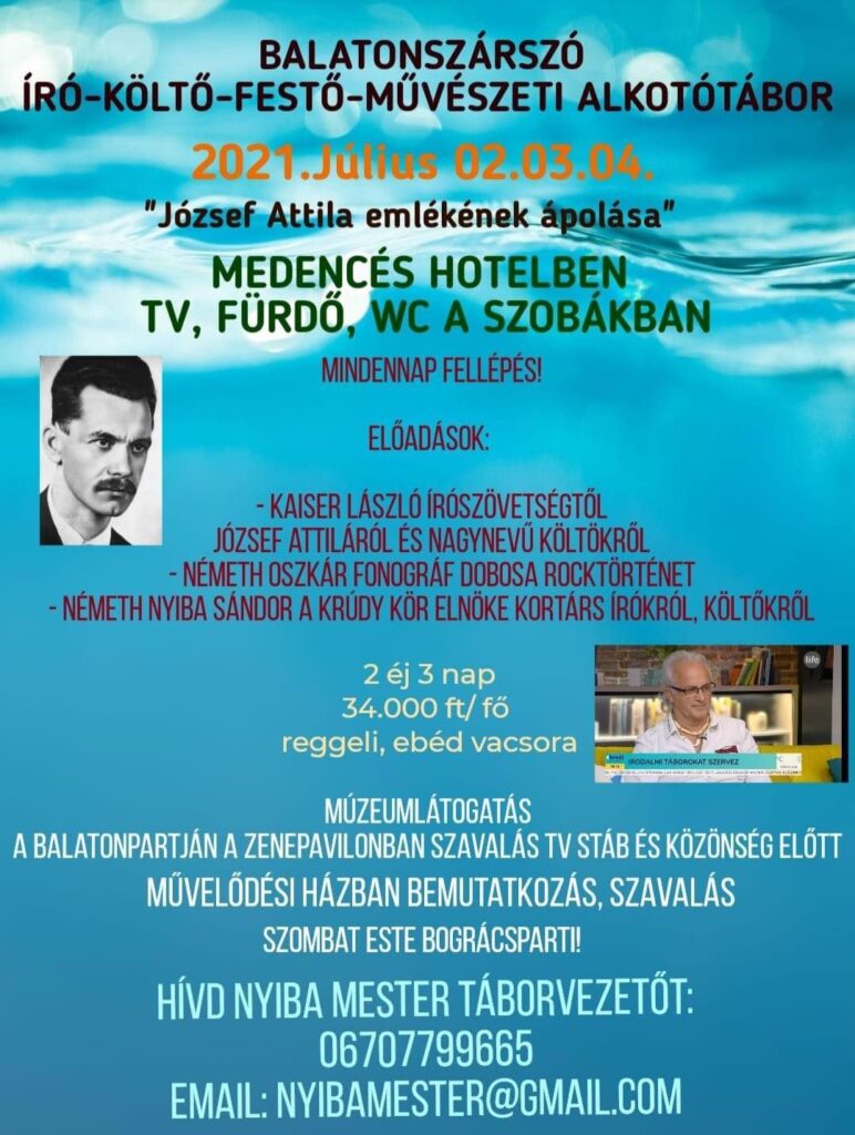 Író-költő-festő művészeti alkotótábor Balatonszárszón