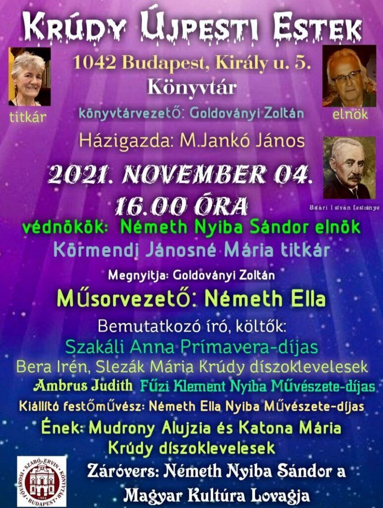 Krúdy Újpesti Estek