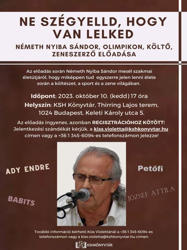 Nyiba Sándor - Ne szégyelld, hogy van lelked