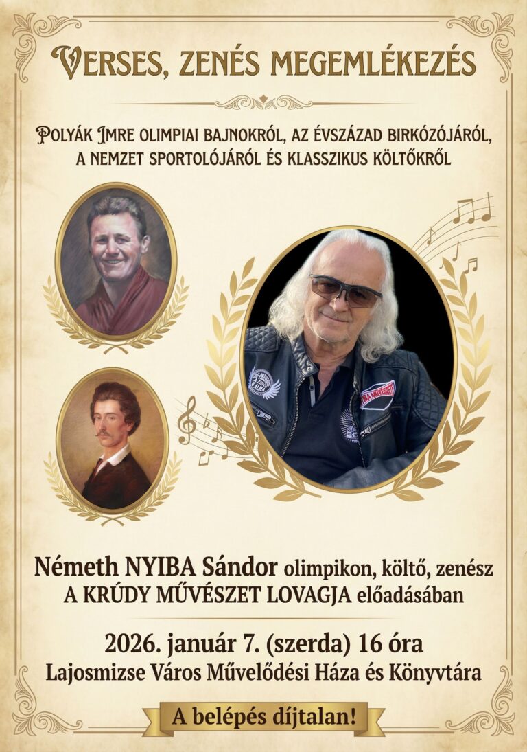 verses, zenés megemlékezés - Január 7.