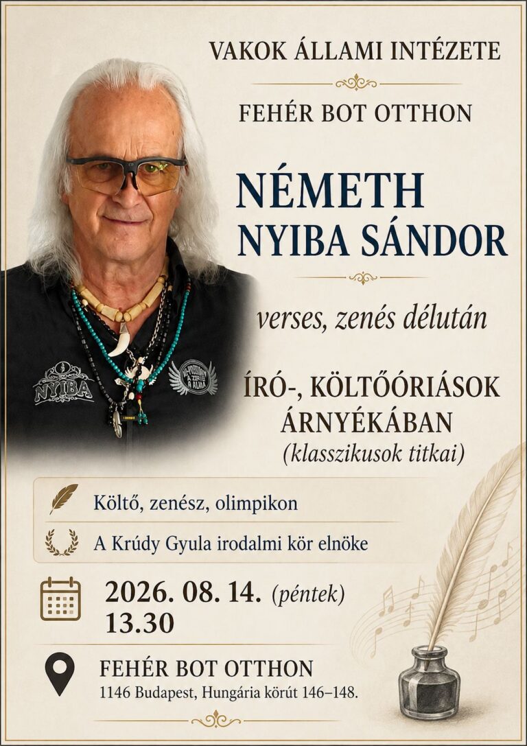 Verses zenés délután a Fehér Bot Otthonban